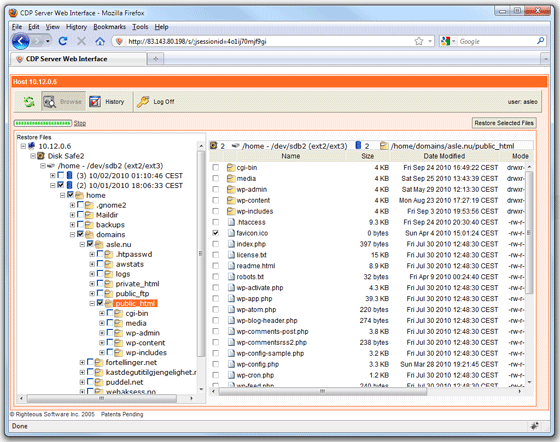 R1Soft CDP-backup